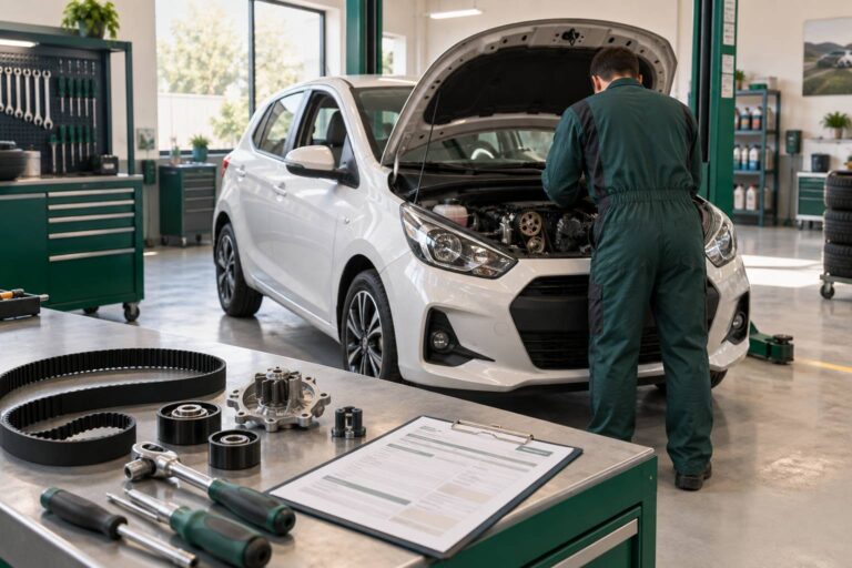 Coût estimé pour le remplacement de la courroie de distribution sur une Citroën C2
