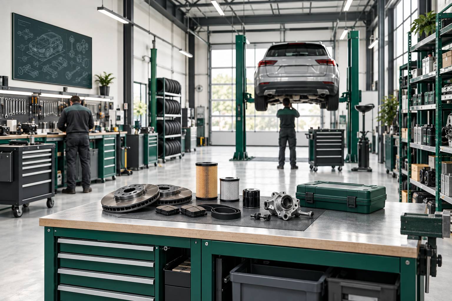 Illustration éditoriale du sujet : Garage Pièces Auto Service Pas à Beauvais (60000) : Votre partenaire automobile de confiance