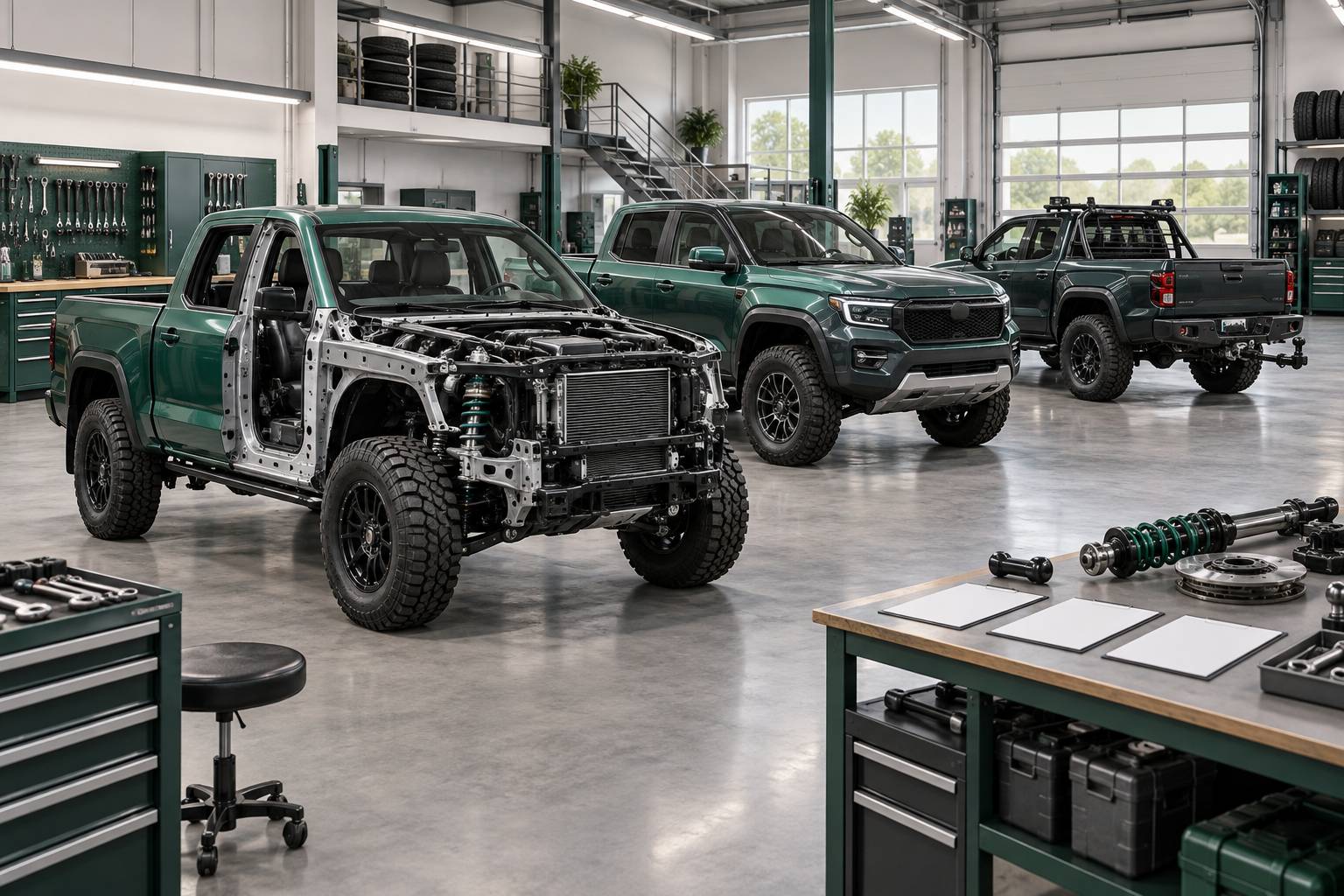 Illustration éditoriale du sujet : Les 8 pickups incontournables de 2022 : quel modèle choisir pour allier performance et robustesse ?
