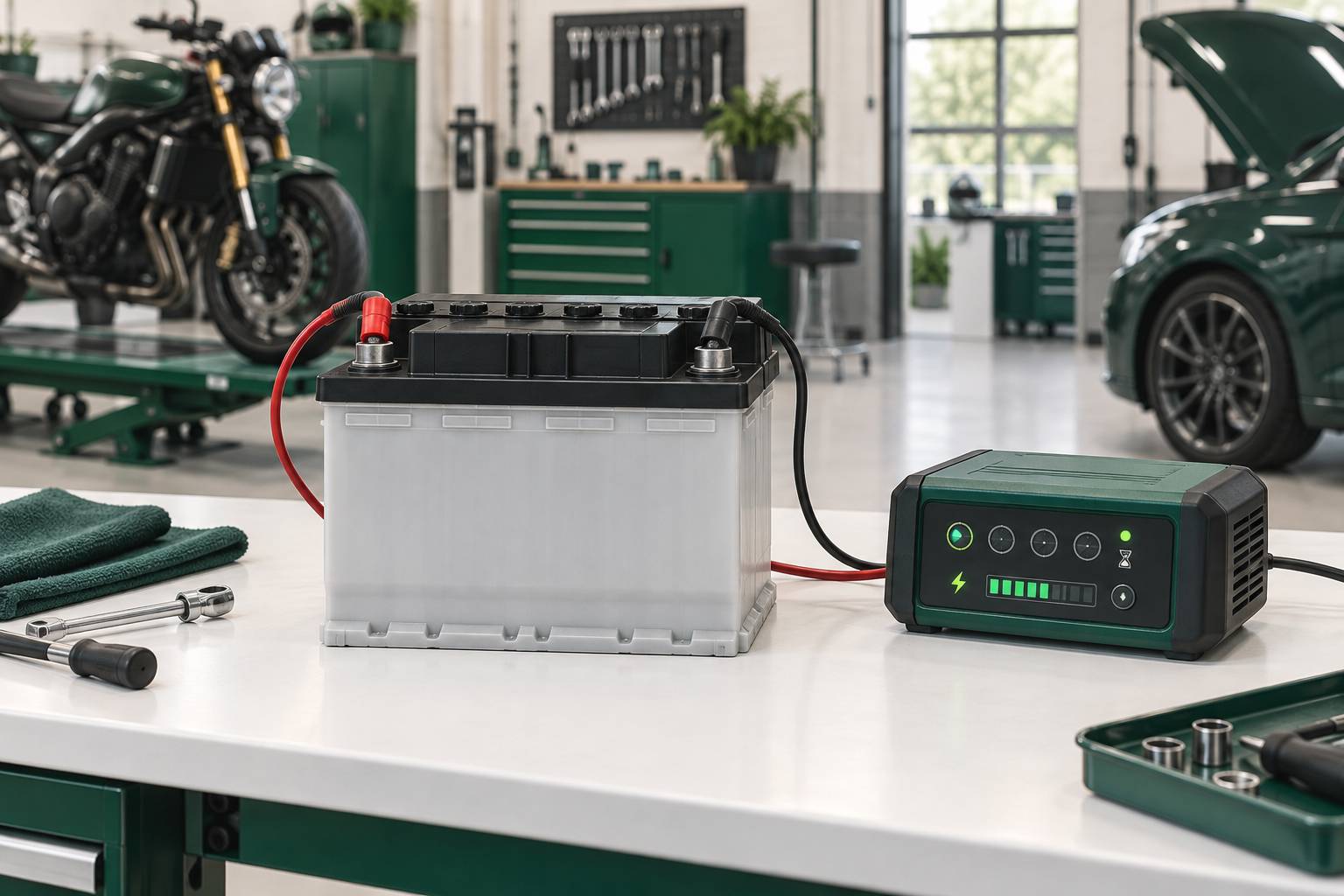Illustration éditoriale du sujet : Recharge de batterie : Durée idéale et astuces pour bien procéder