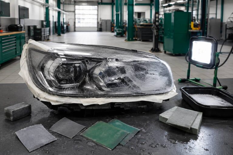 Techniques efficaces pour redonner éclat aux phares de voiture jaunis et opaques