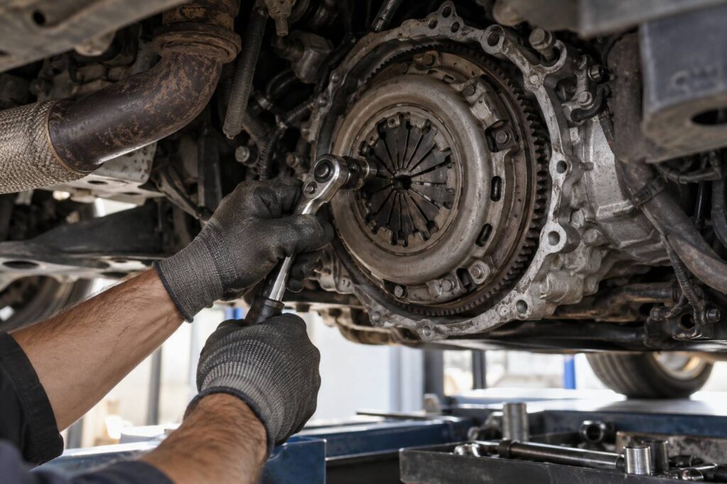 Plan de détail illustrant le sujet de l'article : Coût estimatif pour le remplacement de l’embrayage sur une Opel